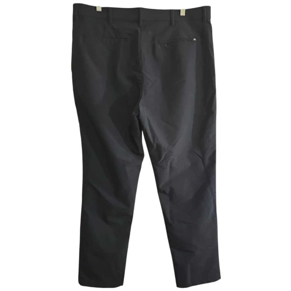 Banana Republic Men's Tech Hybrid Pants In Black 38x32 Straight Leg